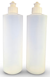 Earth's Essentials 2-pack squeeze bottle with push/pull cap for easy dispensing