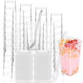 EASERCY mini dessert cups with lids for mess-free serving and easy transport