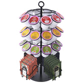 Eastsign coffee pod carousel whole unit on a clean kitchen counter for organized storage.