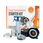 Easy Fermenter wide-mouth lids set for mess-free jar fermentation