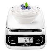Easy@Home EKS-202 digital scale displaying precise measurements for baking