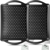 ECOIOU non-slip tray with handles for stable transport of drinks.