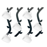 Ecqizer Coffee Mug Wall Rack metal tree holds mugs neatly and accessibly.