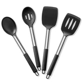 E-far 4-piece set: serving spoon for easy serving with non-stick protection