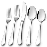 E-far heavyweight dinner spoons with balanced grip and polished shine for daily meals