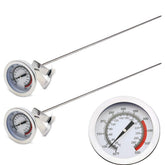 Efeng turkey fryer thermometer with clip shows oil temperature for safe frying