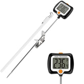 Efengcook digital candy thermometer with pot clip reads fast for candy making.