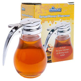 EHOMEA2Z honey dispenser spout with vent hole for drip-free pouring.