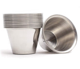 EHOMEA2Z 3oz ramekins side-angle view for easy sauce portioning