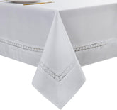EHouseHome fabric table cloth with white lace for elegant dining protection.