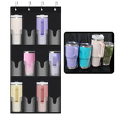 Ehzyaz 12-pocket bottle organizer for Stanley cups keeps bottles neatly stored