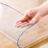 Eisdroma clear table cover 14x24 inches protects surfaces from spills and scratches