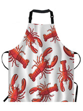 EKOBLA Lobsters Red Apron with full coverage protects clothes while cooking