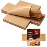 Eldosilk unbleached parchment sheets lining pans for easy release.