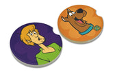 Elektroplate Scooby-Doo car coaster 2-pack in vibrant colors for spill control