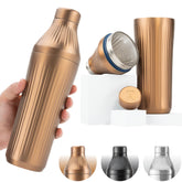 Elevated Craft Diamond Edition shaker with double-wall insulation keeps drinks cold without sweating