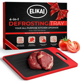 ELIKAI defrosting tray meat thawing area supports quick, organized prep on the counter.