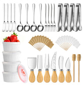 ELIMTEC charcuterie knife set for clean, precise cheese slicing on any board