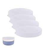 Elk and Friends kids porcelain bowl with lid on keeps meals fresh for busy mornings