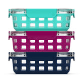 Ello Duraglass 3.4-cup berry container shows contents clearly and resists odors.