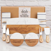 Elysirise housewarming gift box presentation, a ready-to-gift set for new homeowners.