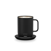Ember Mug 2 with temperature control keeping coffee hot.
