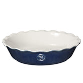 Emile Henry 9-inch Twilight pie dish ready for baking and serving.