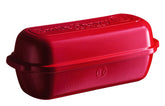 Emile Henry Italian Bread Loaf Baker with domed lid for bakery crust.