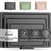 Empune cutting board set with three sizes for versatile prep and cross-contamination control.