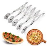 ENINFUT 5-Wheel Pastry Cutter assembled for even cuts and versatile kitchen use.