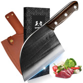 ENOKING 6.7-inch chef knife blade close-up for precise chopping