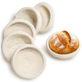 Eosify mini banneton 5.5-inch with natural cotton rope for precise mini loaves