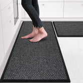 eqivei kitchen rugs set 2 absorbent mats for kitchen comfort and spill protection