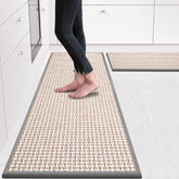 eqivei kitchen rugs front view gray with cushioned comfort