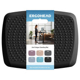 Ergohead anti-fatigue kitchen mat front view, cushioning for comfortable standing.