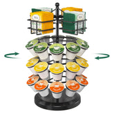 EsLuker.ly K Cup Holder Carousel rotating base for quick pod access.