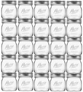 Esrentle 8 oz mason jar with regular lid for airtight storage.