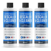 Essential Values descaling solution bottle front view for kitchen use