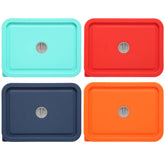 EuChoiz Pyrex 7210-PC lid for 3-cup rectangle bowls, secure fit for freshness.