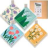 Eulnars Swedish dishcloths 8-pack, reusable kitchen towels for eco-friendly cleaning