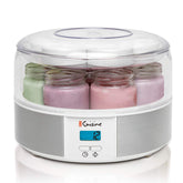 Euro Cuisine YMX650 front view of yogurt maker for convenient at-home use