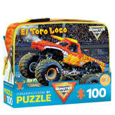 EuroGraphics MJ El Toro Loco lunch bag front view with durable blueboard core.