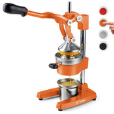 Eurolux cast iron citrus juicer exterior shows durable construction for daily use.