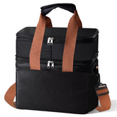 Eutopic lunch bag front view, stylish unisex design for everyday meals on the go.