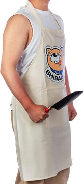 Evere Anime Apron with front pocket for utensil storage during cooking.