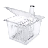 Everie 12-quart sous vide container ensures precise water bath heating.