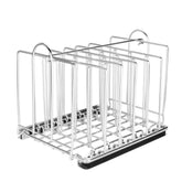 Everie Weighted Sous Vide Rack vertical mount demonstrates wobble-free stability.