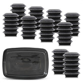 Evrblock 50-pack containers with lids for mess-free meal prep and leftovers.