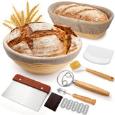 EWFEN round banneton 9-inch proofing basket for non-stick loaf shaping