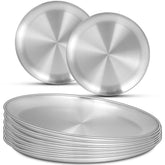 EWFEN 10-inch dinner plate, durable and unbreakable for daily use.